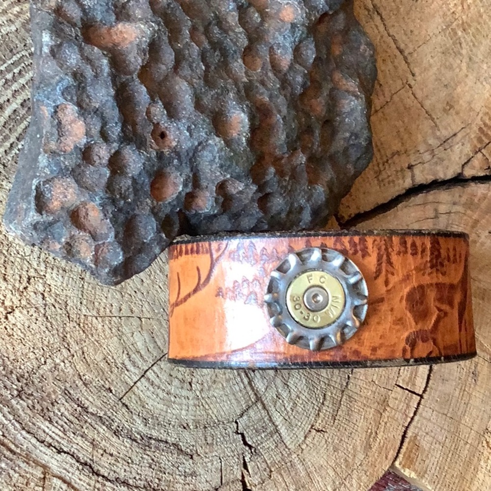 Leather cuff , up to 6 3/4” wrist